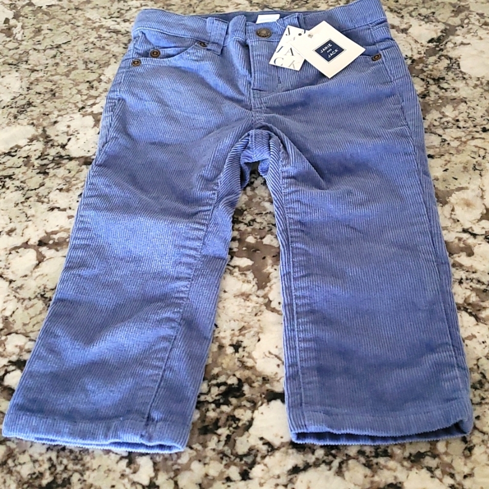 Janie and Jack NEW W TAGS blue corduroy pants